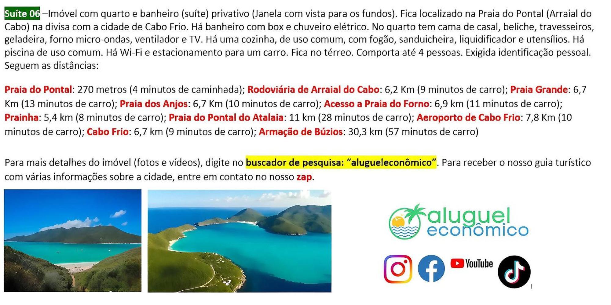 Arraial Do Cabo - Subuai Village - Aluguel Economico Экстерьер фото