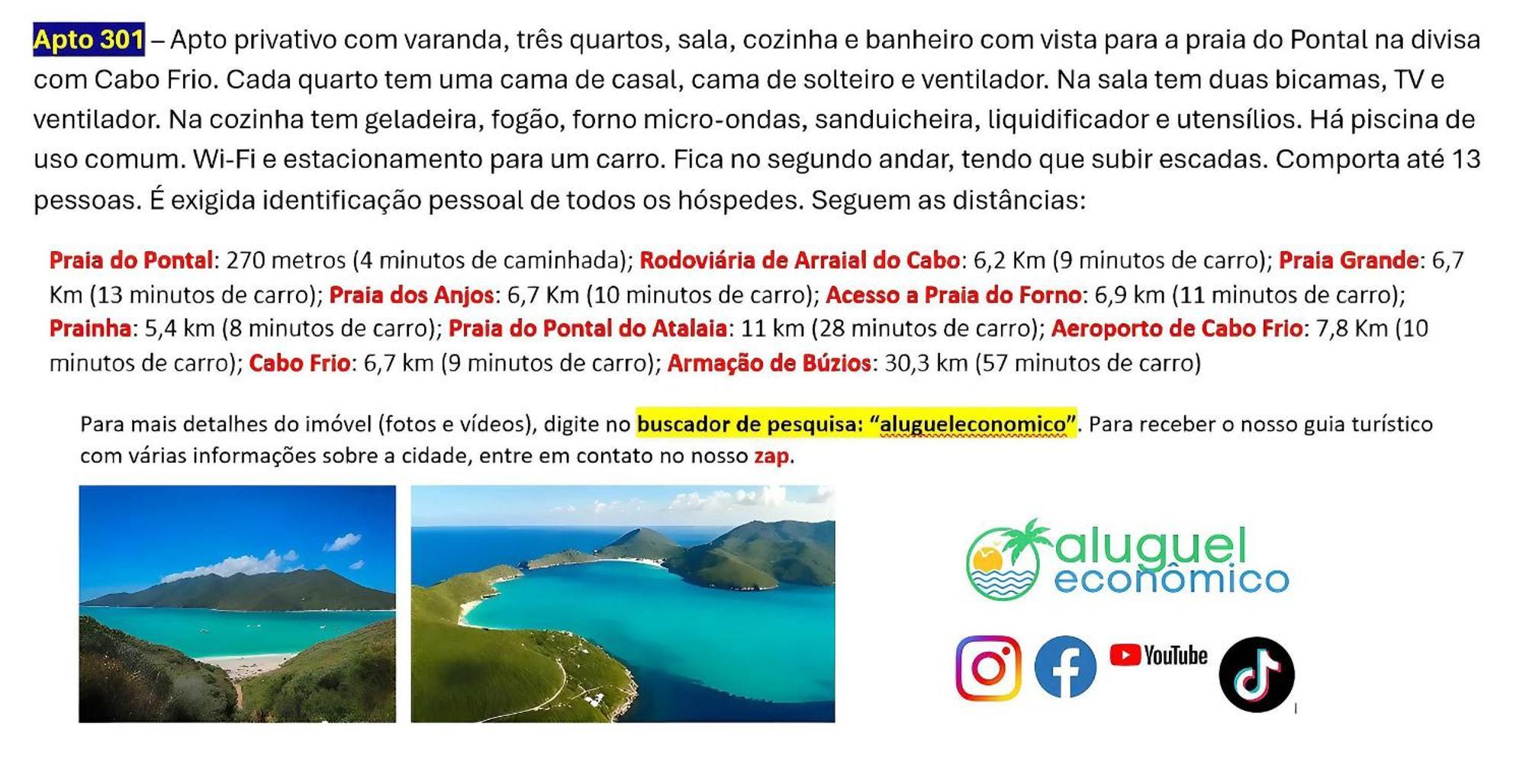 Arraial Do Cabo - Subuai Village - Aluguel Economico Экстерьер фото